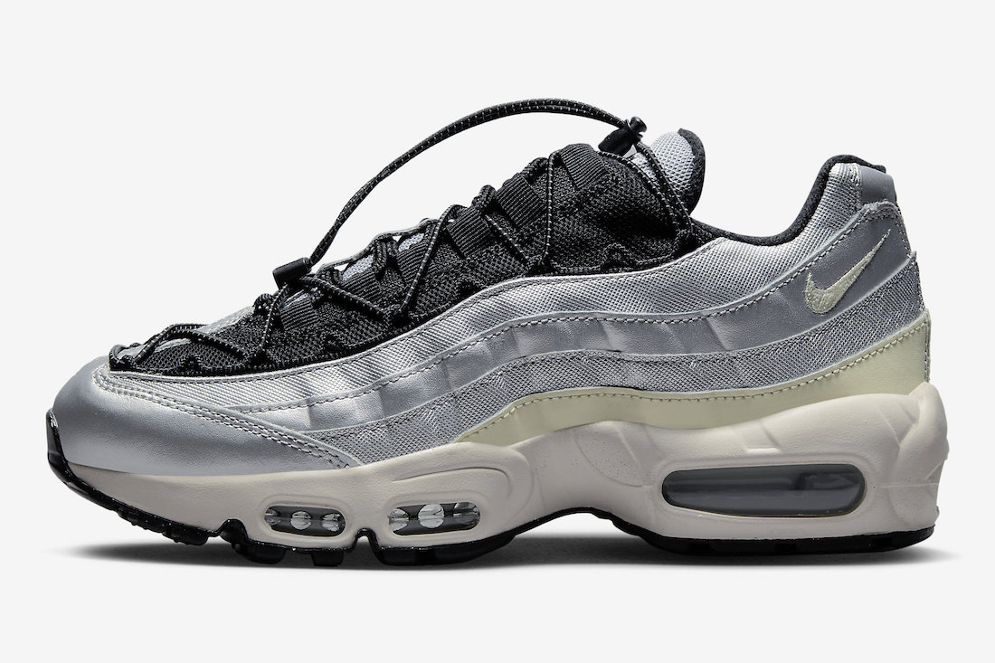 Nike Air Max 95 Metallic Silver Alabaster Black FD0798-001 Release Date