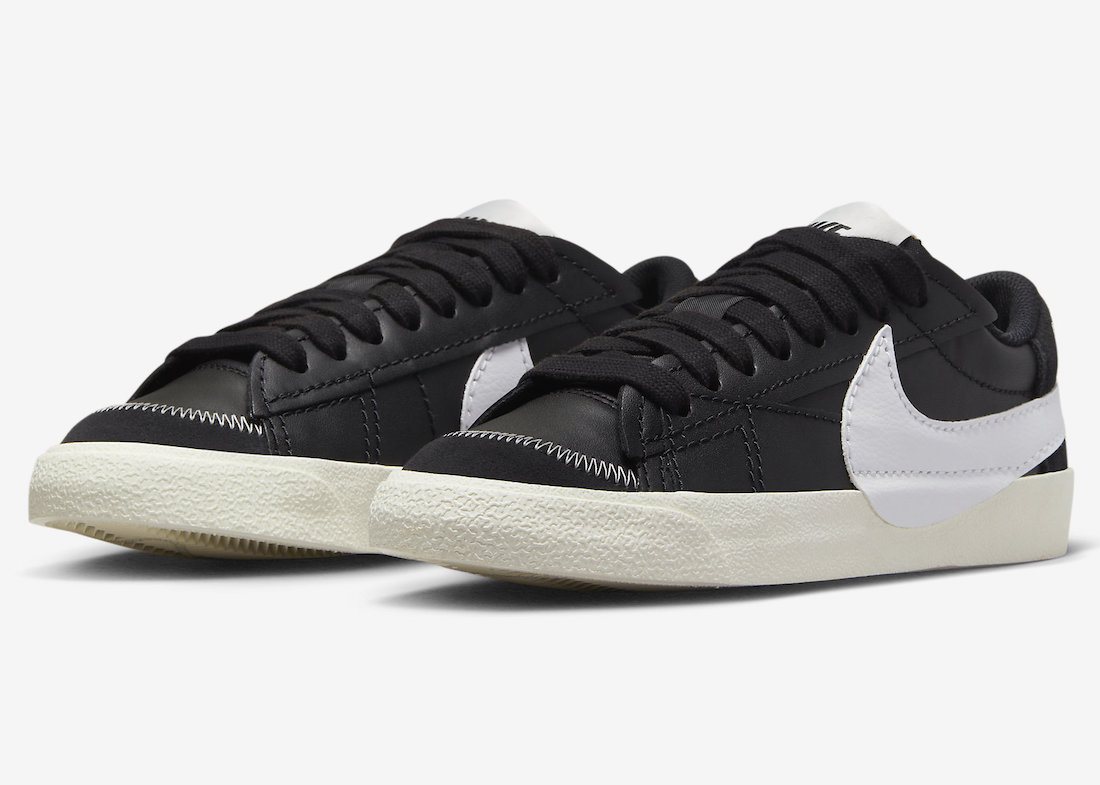 Nike Blazer Low Jumbo Black White FD9858-001 Release Date