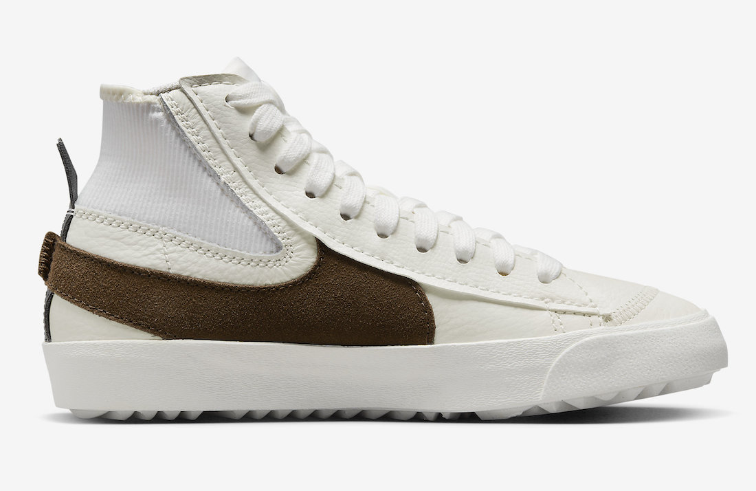 Nike Blazer Mid 77 Jumbo Brown Swoosh FB3356-100 Release Date