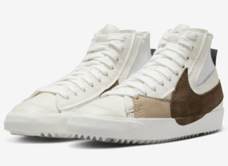 Nike Blazer Mid ’77 Jumbo with Brown Suede Swooshes