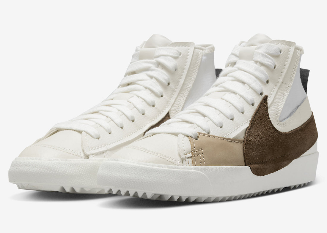 Nike Blazer Mid 77 Jumbo Brown Swoosh FB3356-100 Release Date