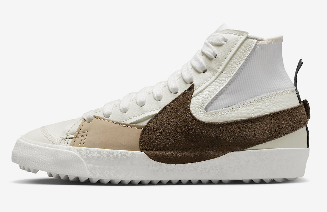 Nike Blazer Mid 77 Jumbo Brown Swoosh FB3356-100 Release Date