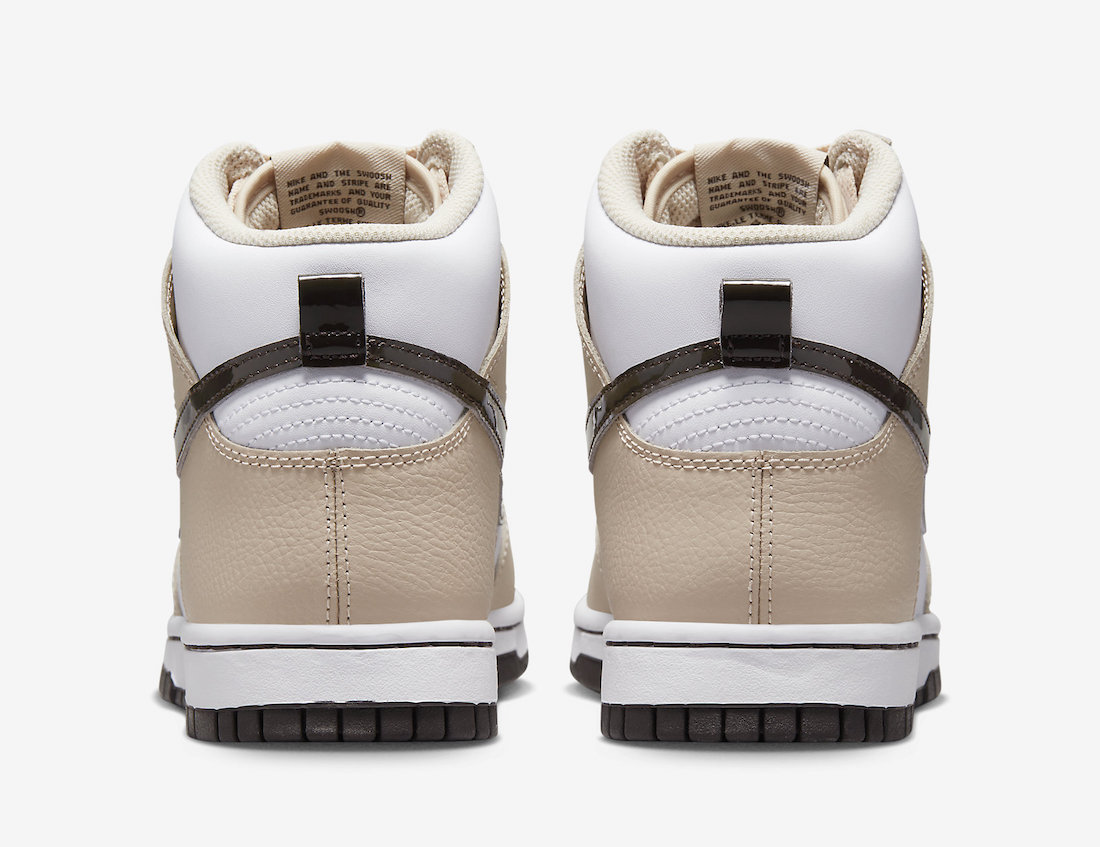 Nike Dunk High Tan Brown FD9874-100 Release Date Heels