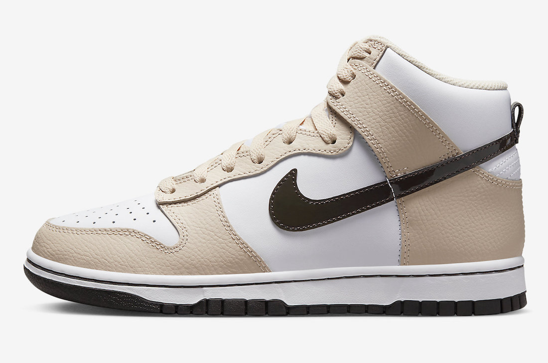 Nike Dunk High Tan Brown FD9874-100 Release Date Lateral