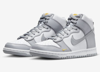 这款Nike Dunk High中加入了迷你Swooshes