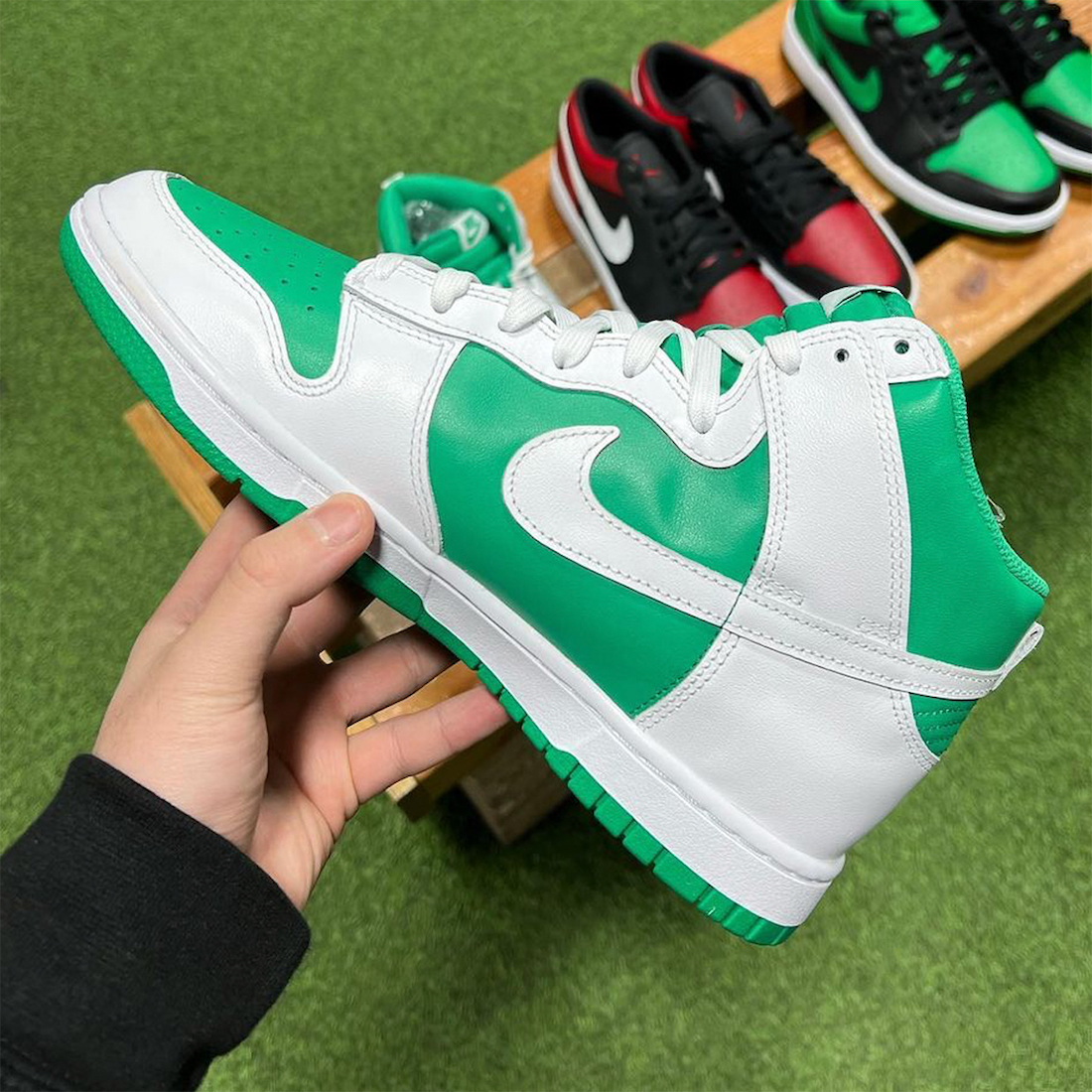 Nike Dunk High White Green 2023 Release Date