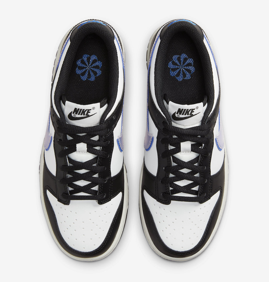 Nike Dunk Low GS Black White Game Royal FD0689-001 Release Date