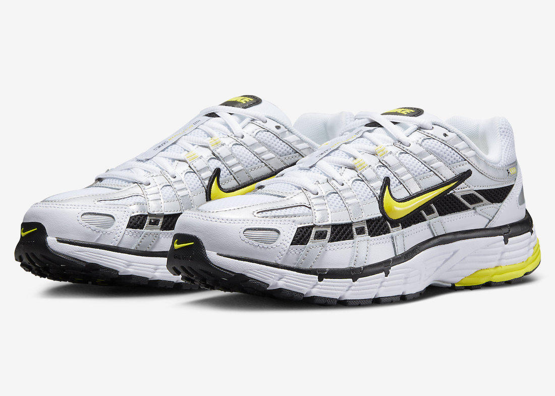 Nike P-6000 White Yellow Black Silver FD9876-102 Release Date