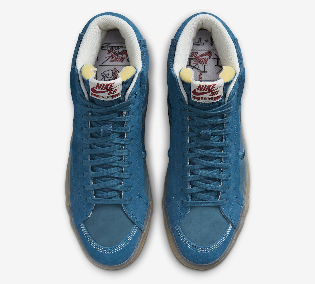 Nike SB Blazer Mid Teal Gum DV5468-300 Release Date