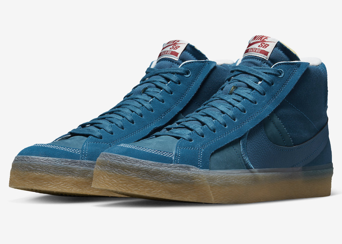 Nike SB Blazer Mid Teal Gum DV5468-300 Release Date