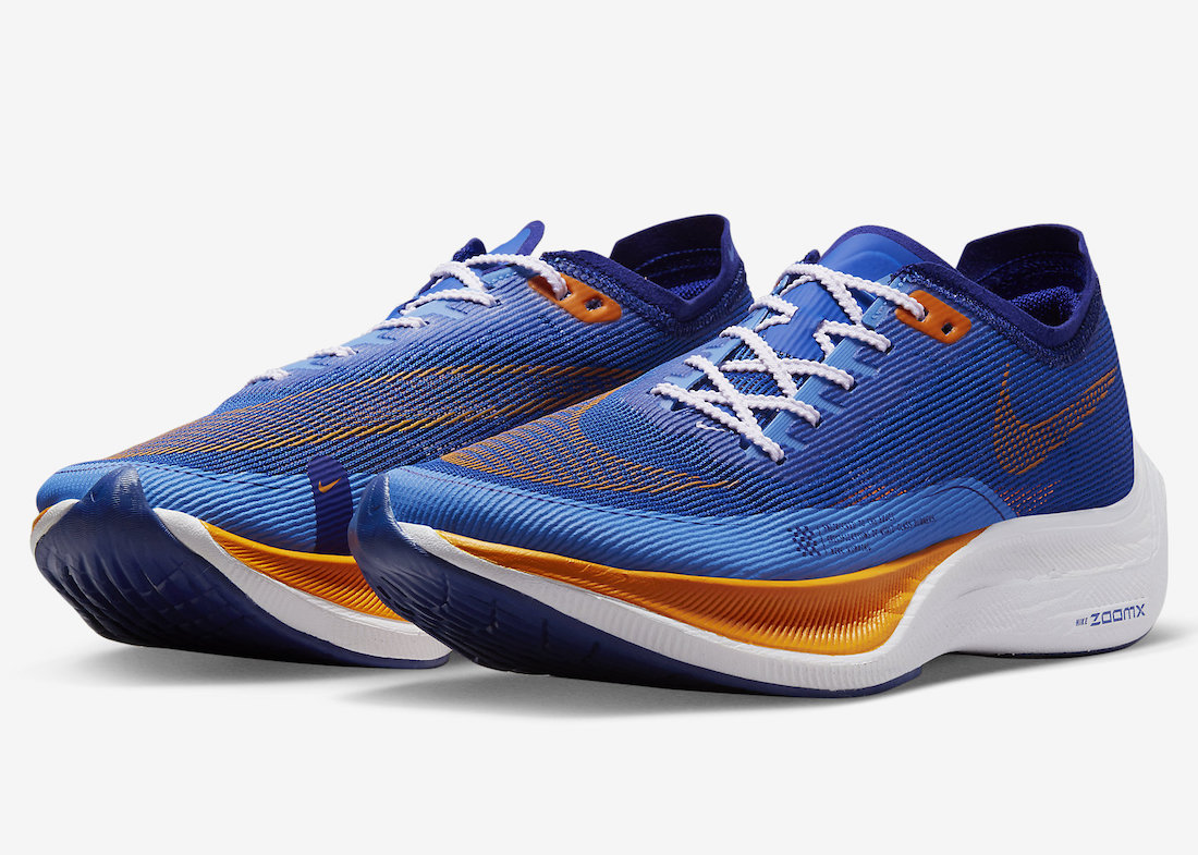 Nike ZoomX VaporFly NEXT 2 Blue Orange FD0713-400 Release Date