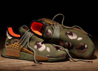 Pharrell x adidas NMD Hu Animal Print “Olive” 11月3日发布