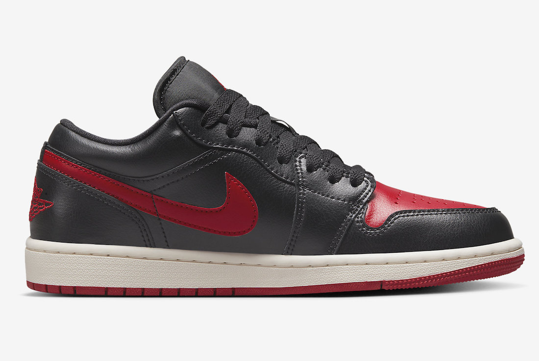 Air Jordan 1 Low Bred Sail DC0774-061 Release Date