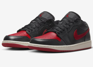 女款Air Jordan 1 Low “Bred Sail” 2023年春季上市