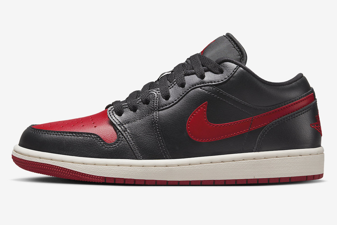 Air Jordan 1 Low Bred Sail DC0774-061 Release Date