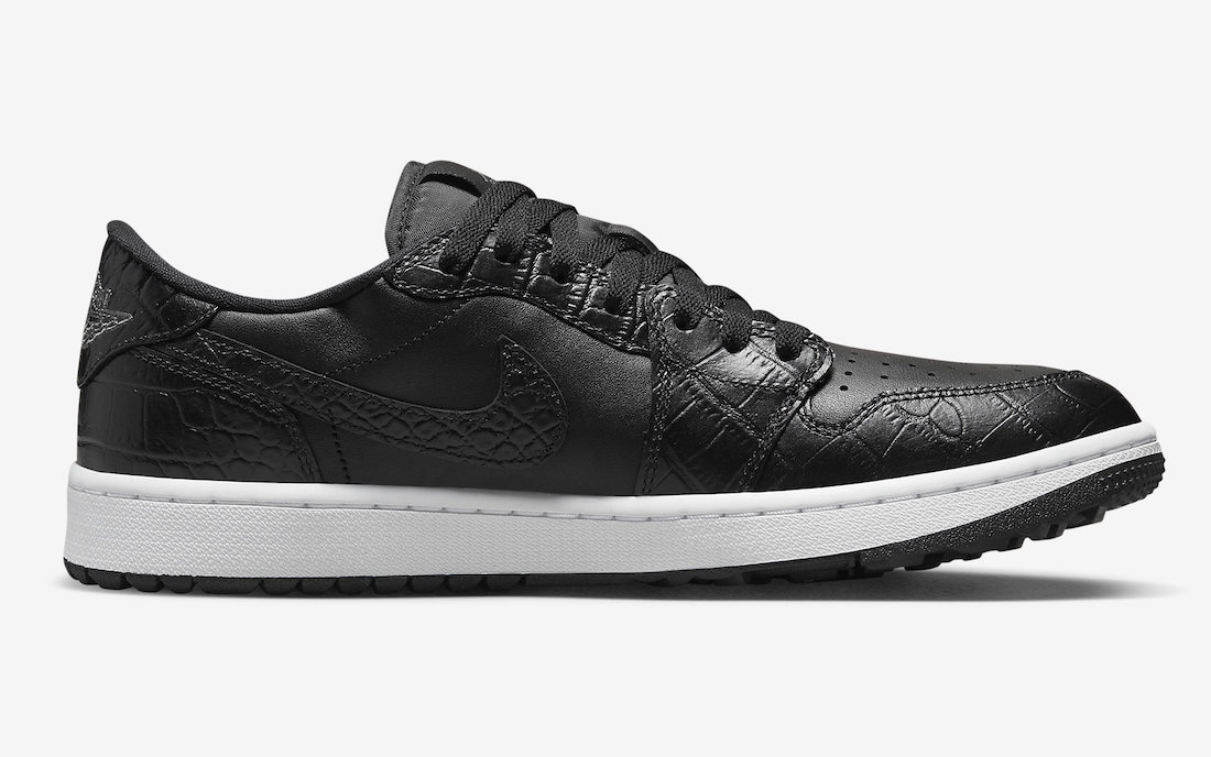 Air Jordan 1 Low Golf Black Croc DD9315-003 Release Date