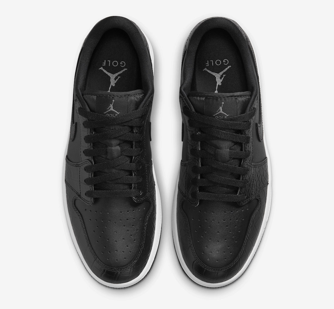 Air Jordan 1 Low Golf Black Croc DD9315-003 Release Date