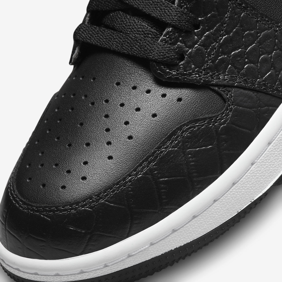 Air Jordan 1 Low Golf Black Croc DD9315-003 Release Date