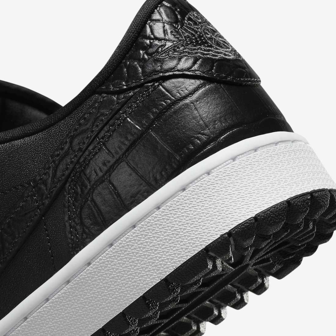 Air Jordan 1 Low Golf Black Croc DD9315-003 Release Date