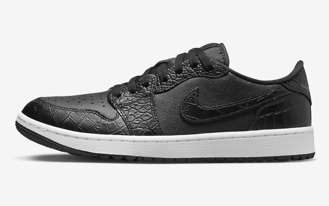 Air Jordan 1 Low Golf Black Croc DD9315-003 Release Date