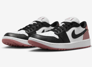 Air Jordan 1 Low Golf “Rust Pink “的官方照片