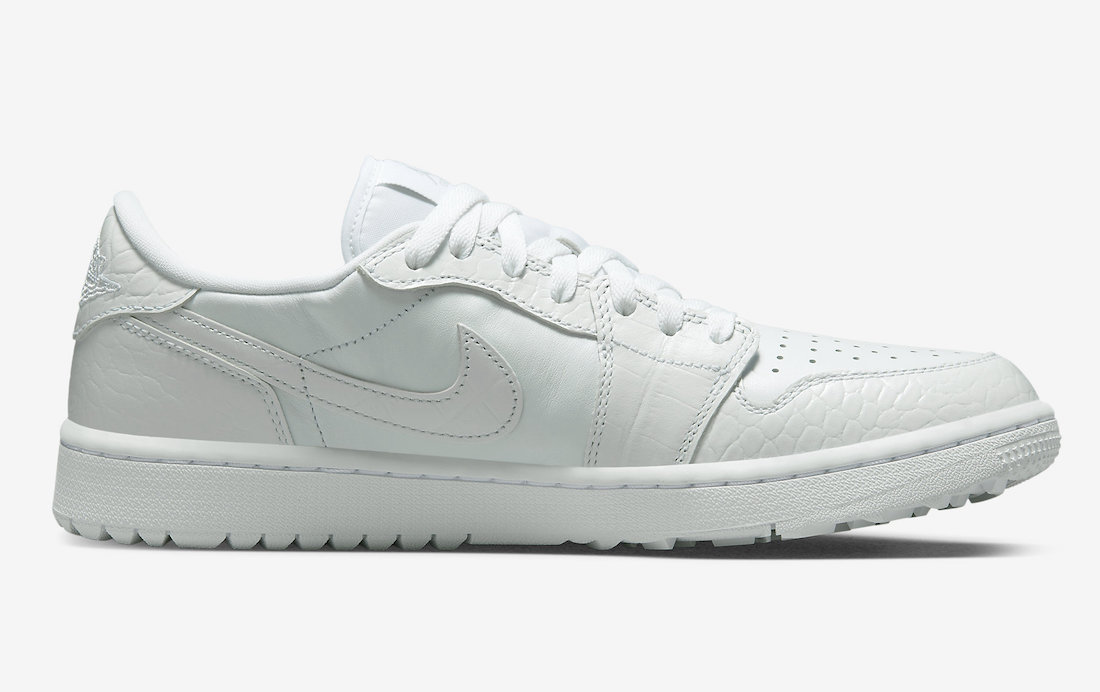 Air Jordan 1 Low Golf White Croc DD9315-110 Release Date