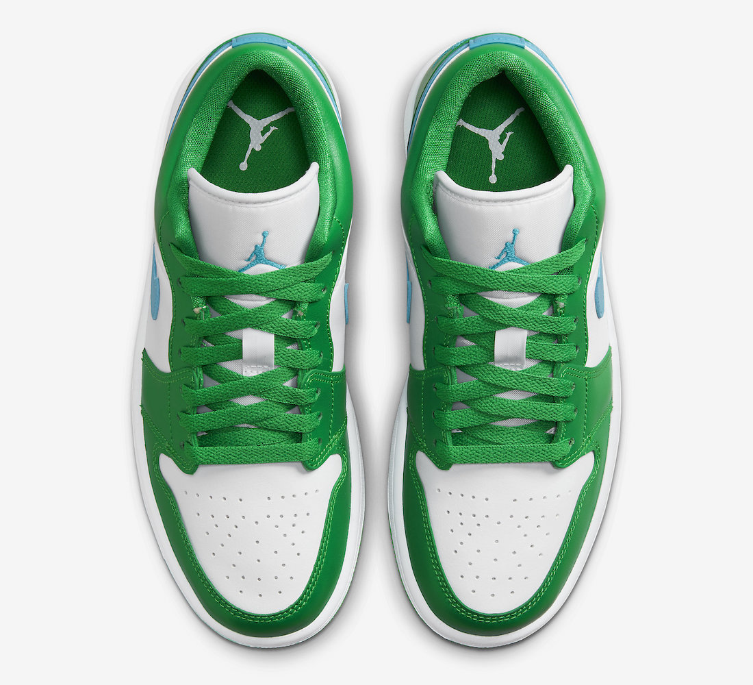 Air Jordan 1 Low Lucky Green Aquatone DC0774-304 Release Date