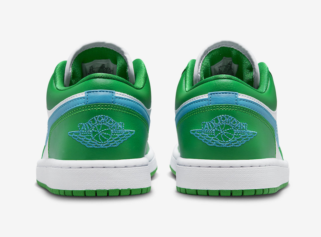 Air Jordan 1 Low Lucky Green Aquatone DC0774-304 Release Date