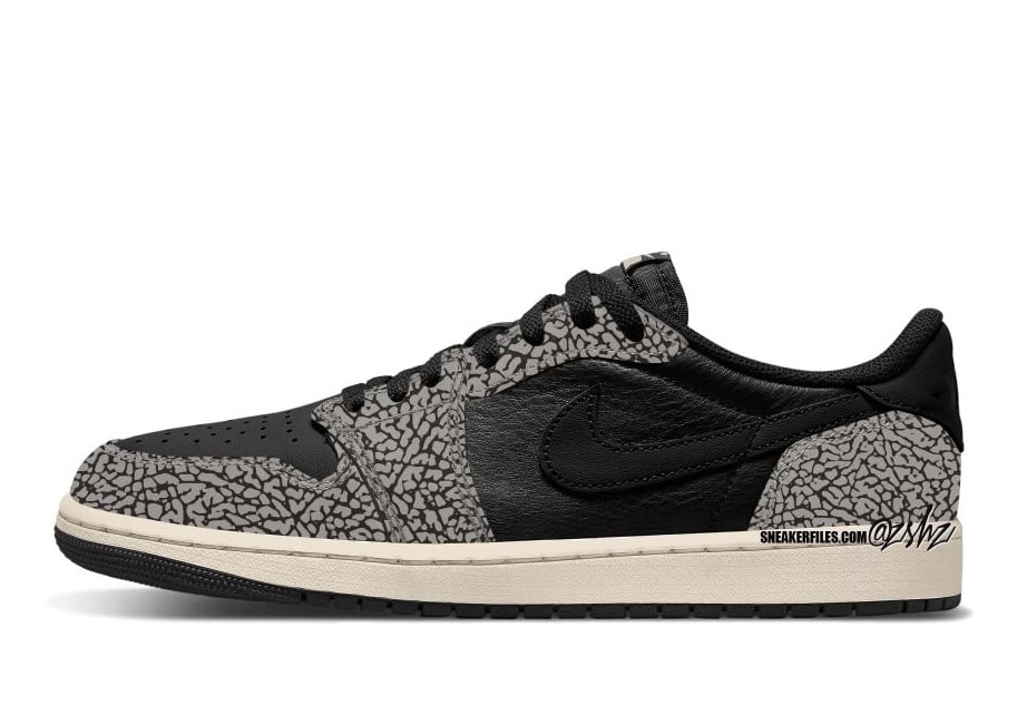 Air Jordan 1 Low OG Black Cement CZ0790-001 Release Date