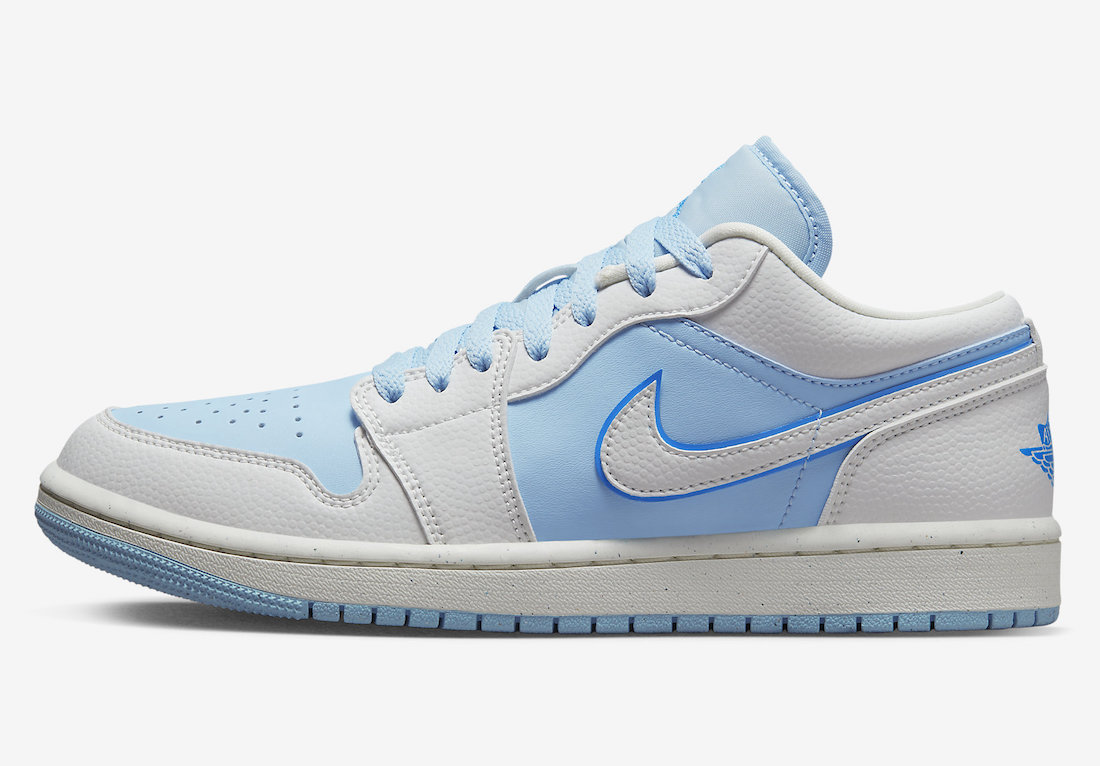 Air Jordan 1 Low Sail Dark Powder Blue Ice Blue DV1299-104 Release Date