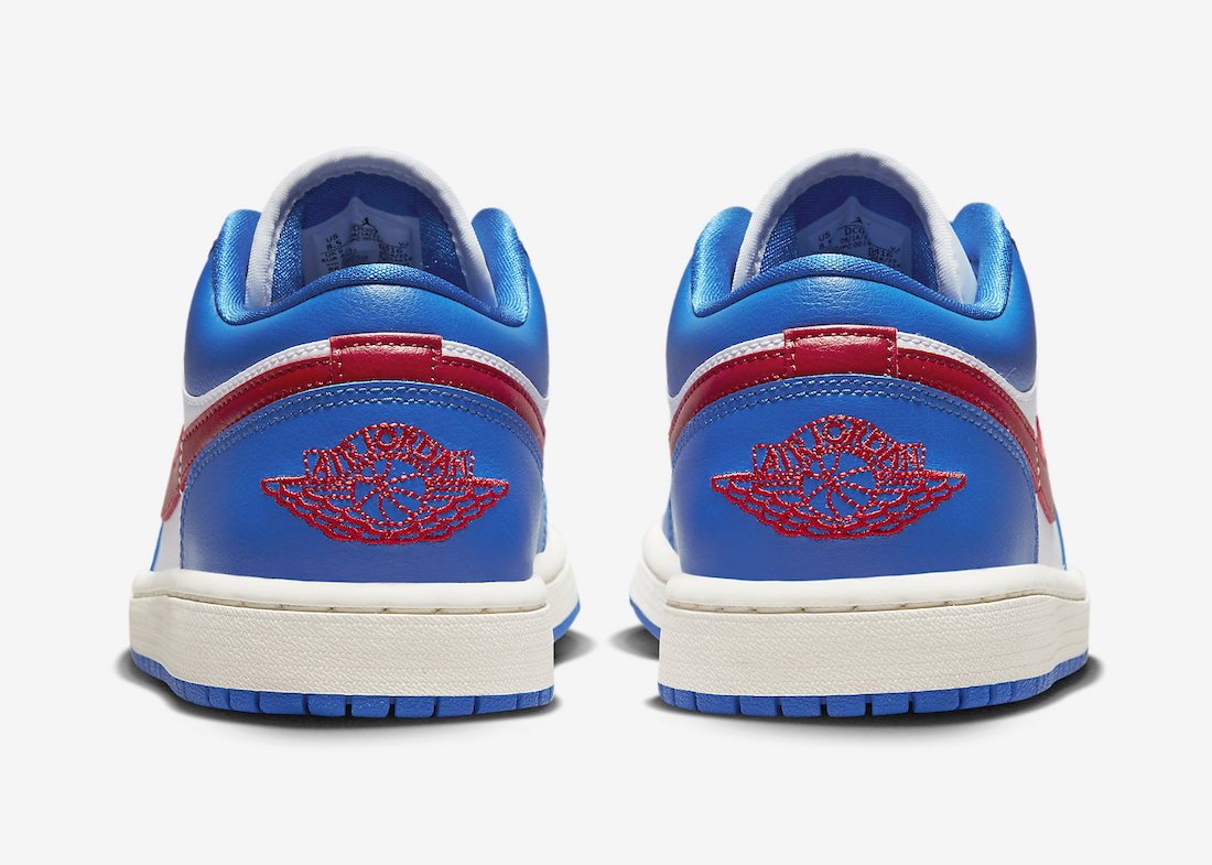 Air Jordan 1 Low Sport Blue Gym Red DC0774-416 Release Date