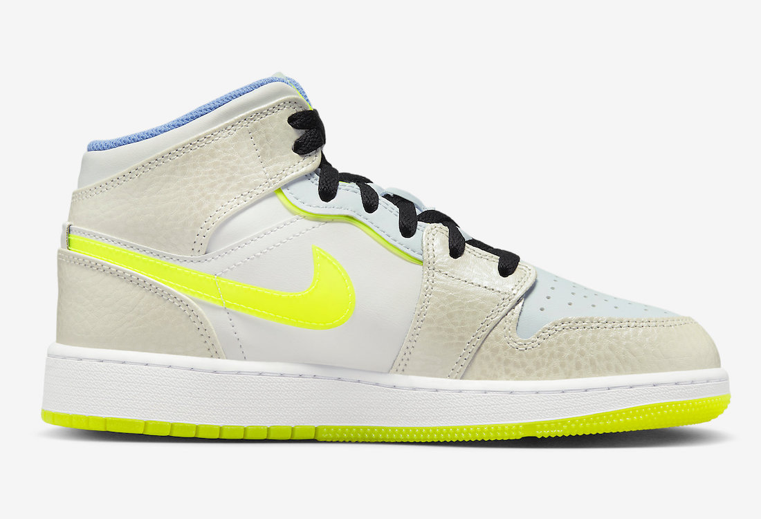 Air Jordan 1 Mid GS Volt TPU DV1314-017 Release Date