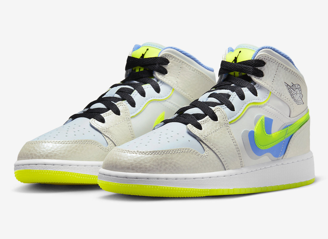 Air Jordan 1 Mid GS Volt TPU DV1314-017 Release Date