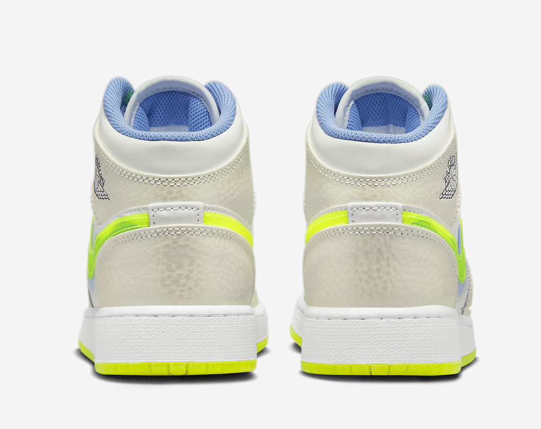 Air Jordan 1 Mid GS Volt TPU DV1314-017 Release Date