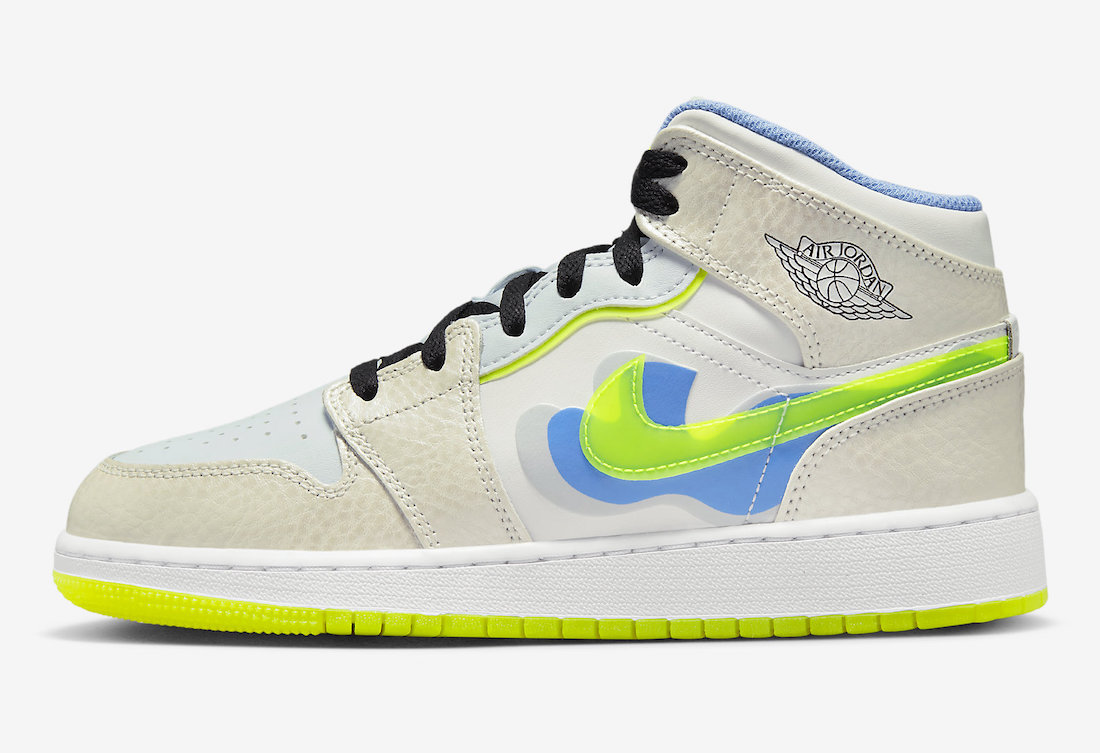 Air Jordan 1 Mid GS Volt TPU DV1314-017 Release Date