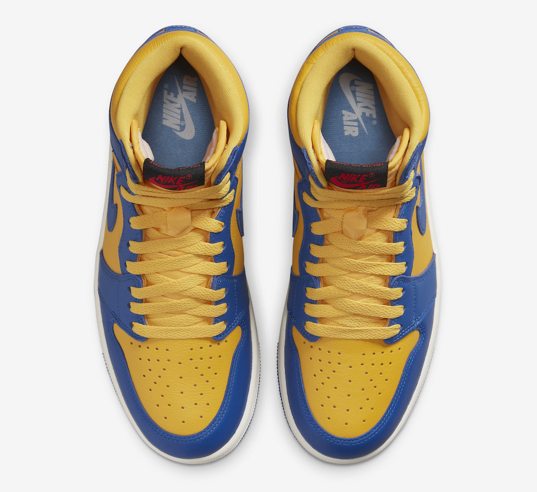 Air Jordan 1 Reverse Laney Varsity Maize Game Royal FD2596-700 Release Date