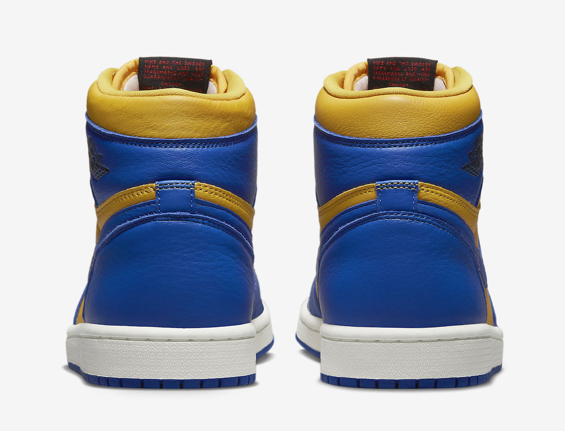 Air Jordan 1 Reverse Laney Varsity Maize Game Royal FD2596-700 Release Date