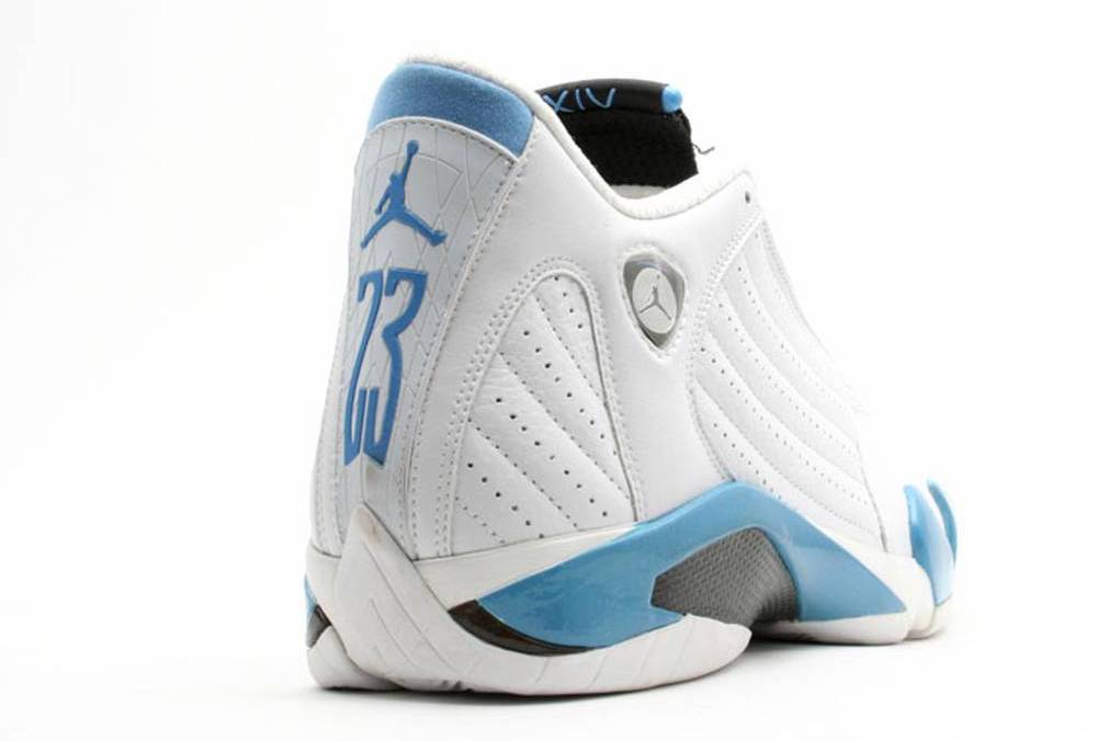 Air Jordan 14 UNC White Black Carolina Blue 136011-104 Release Date