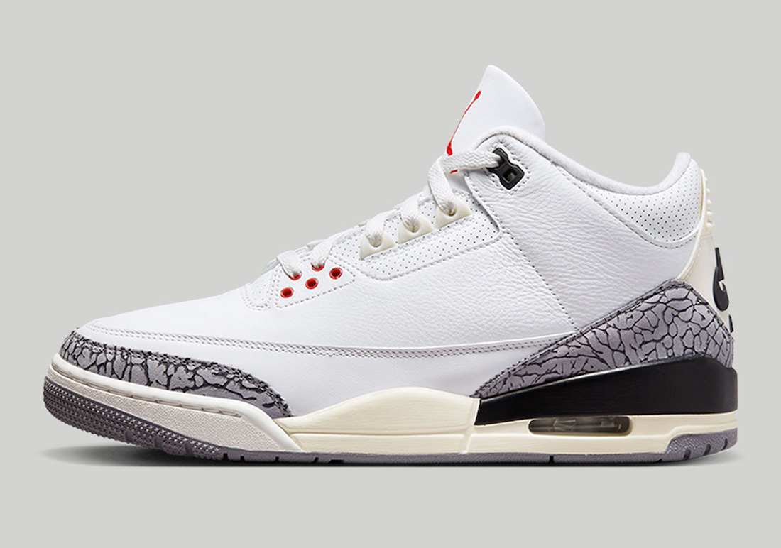 Air Jordan 3 White Cement Reimagined DN3707-100 2023 Release Date