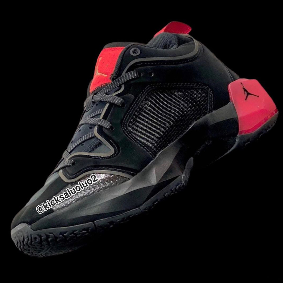 Air Jordan 37 Low Bred Black University Red DQ4122-007 Release Date