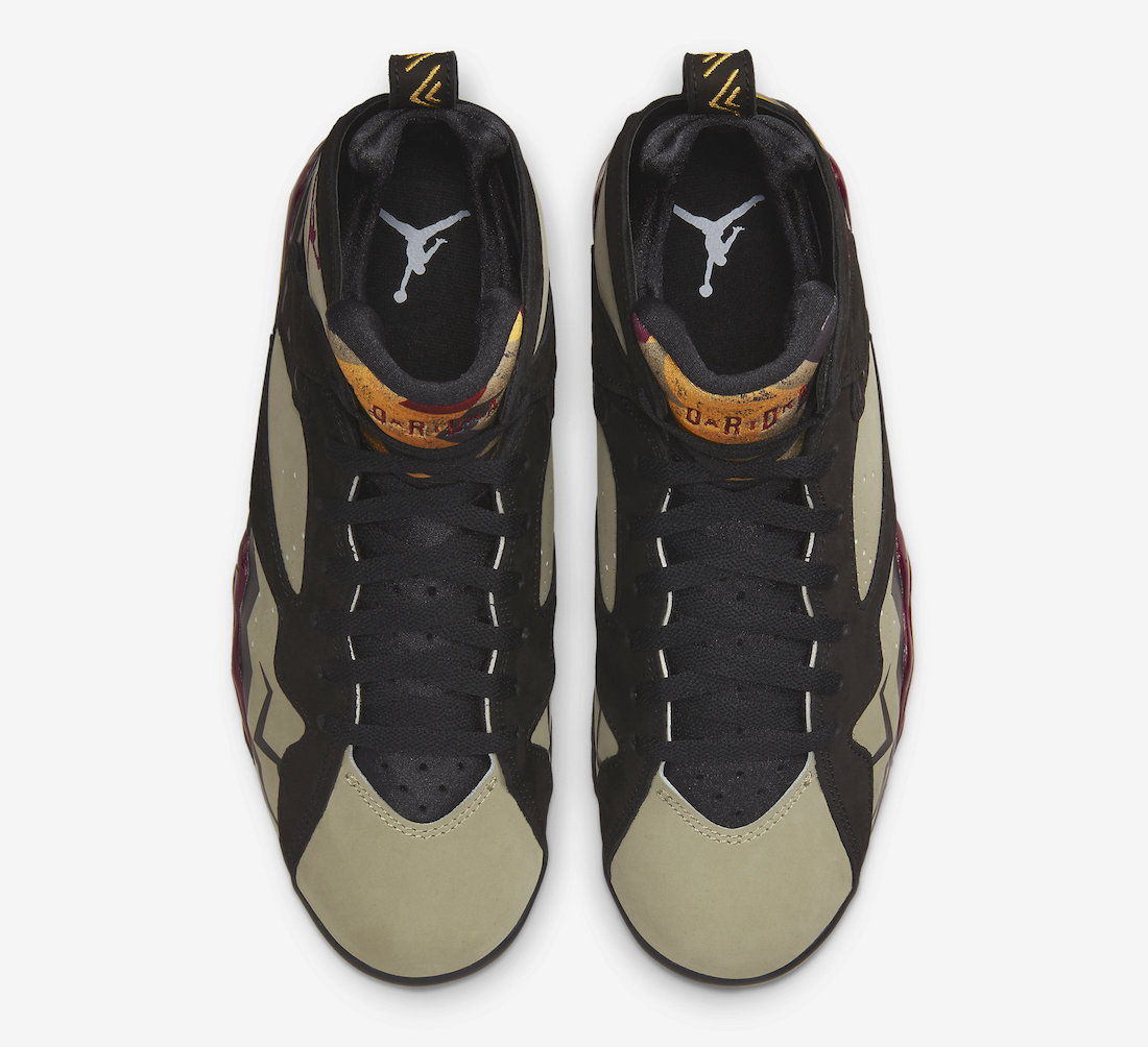 Air Jordan 7 Black Olive DN9782-001 Release Date