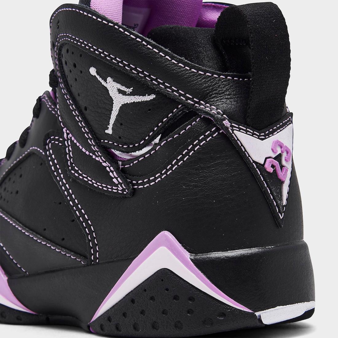 Air Jordan 7 GS Black Barely Grape Rush Fuchsia DV2255-055 Release Date