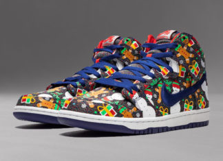 球鞋话题。Concepts x Nike SB Dunk High “Ugly Christmas Sweater”