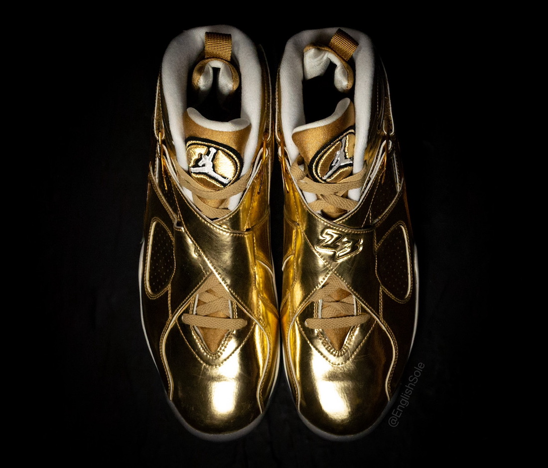 Drake Air Jordan 8 OVO Gold Sample Top