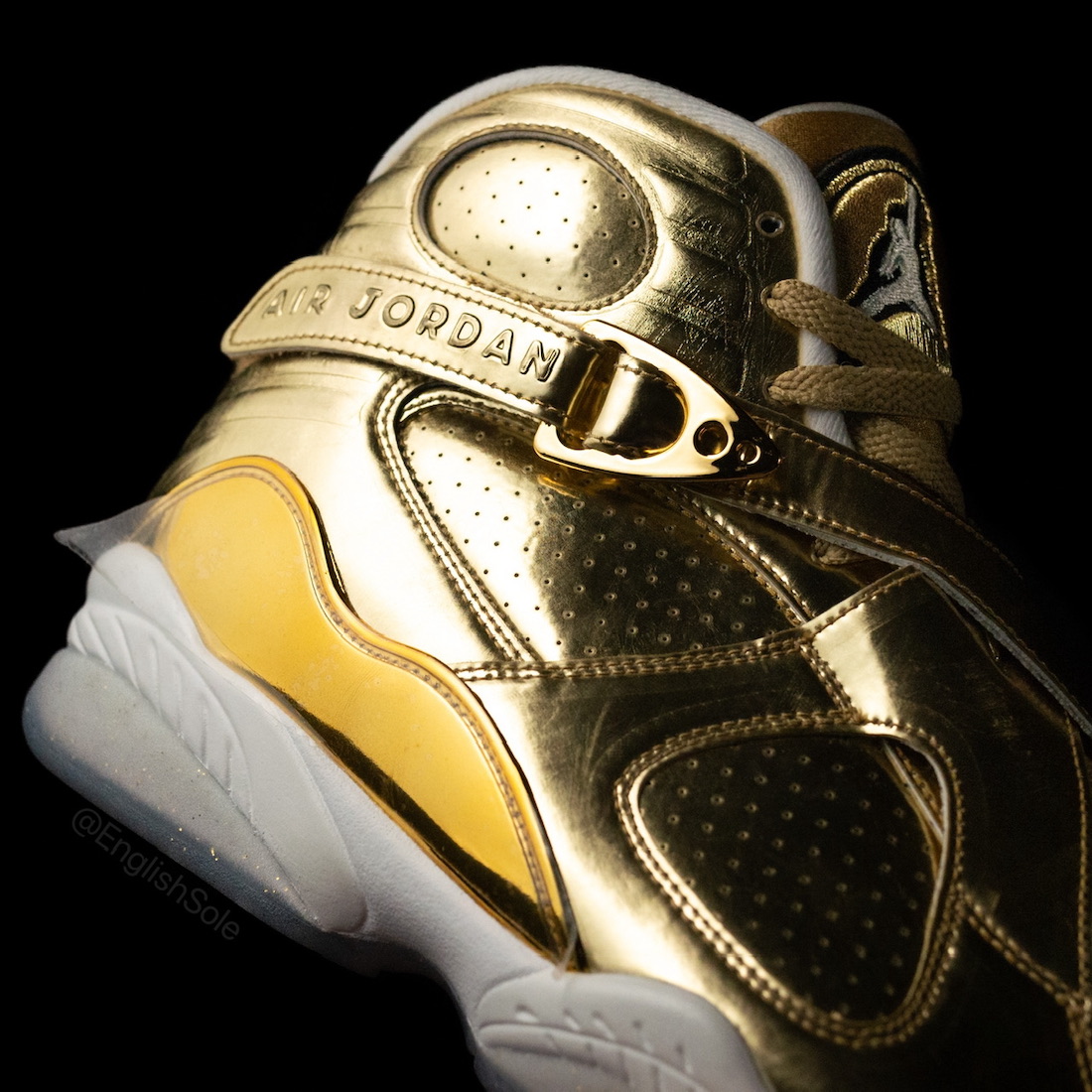 Drake Air Jordan 8 OVO Gold Sample Strap