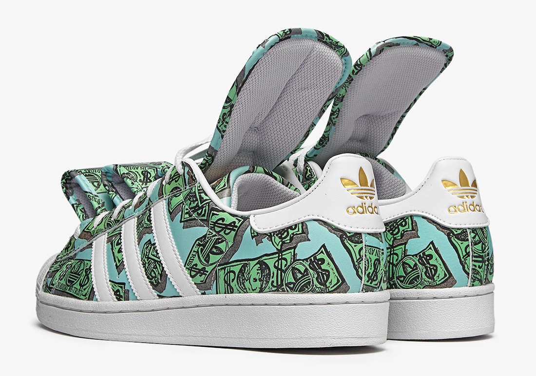 Jeremy Scott adidas Superstar Money HP6596 Release Date Lateral
