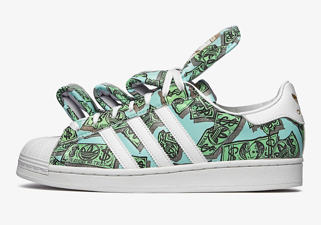 Jeremy Scott adidas Superstar Money HP6596 Release Date Lateral