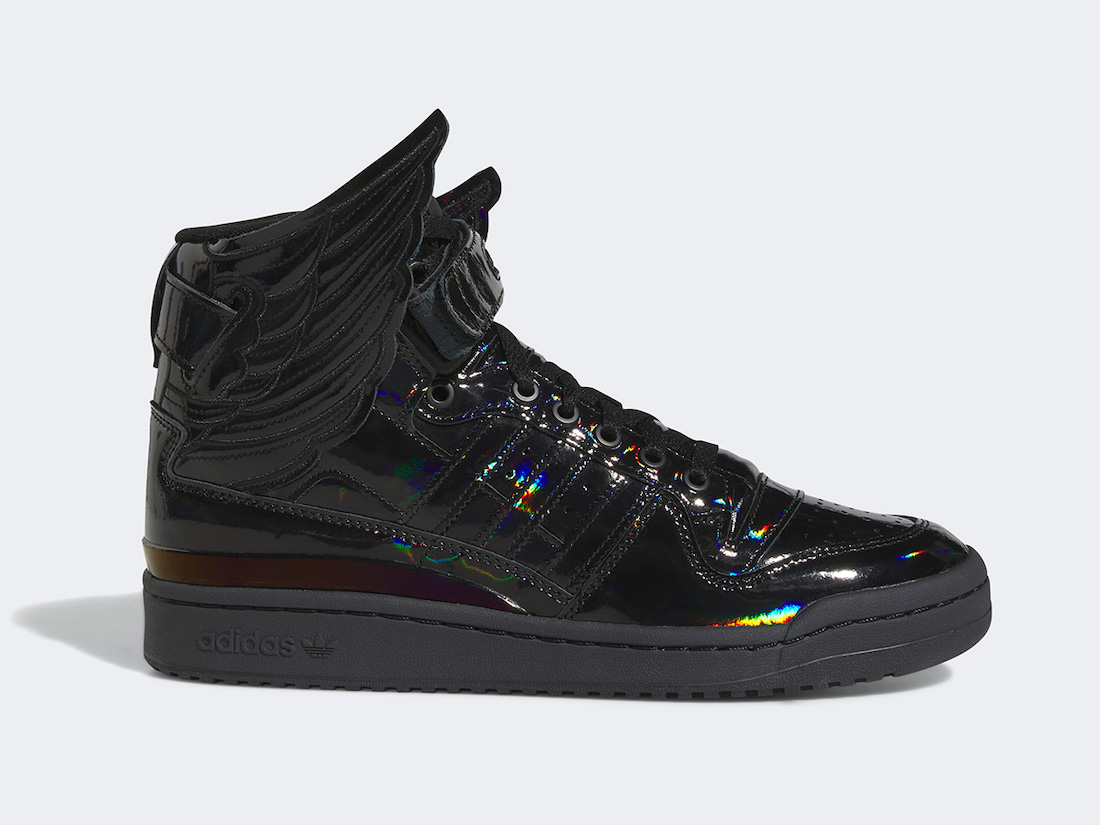 Jeremy Scott adidas Forum Hi Wings 4.0 Opal White IE6861 Release Date Lateral