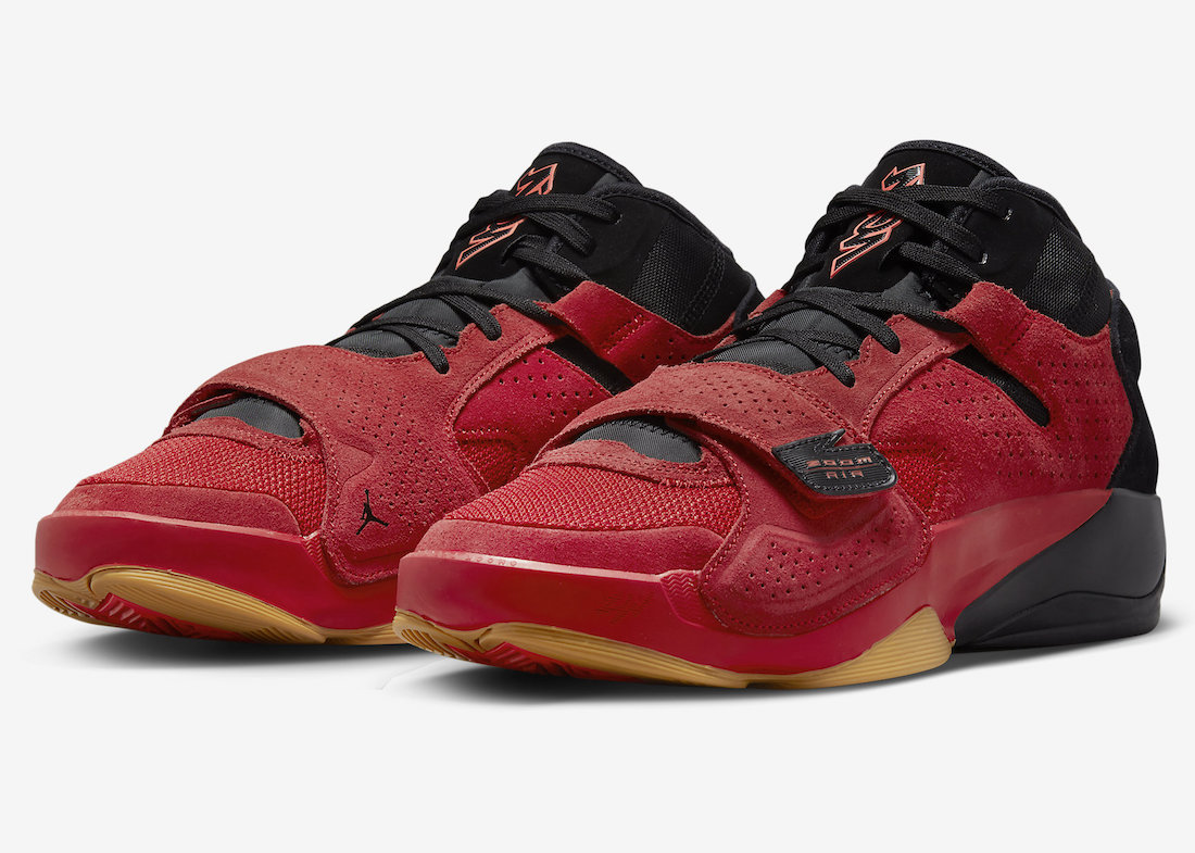 Jordan Zion 2 Red Suede Gum DO9072-600 Release Date