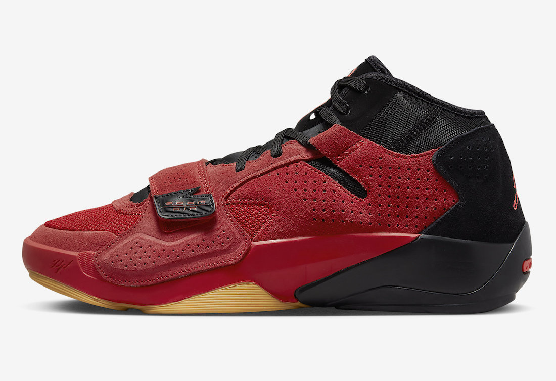 Jordan Zion 2 Red Suede Gum DO9072-600 Release Date